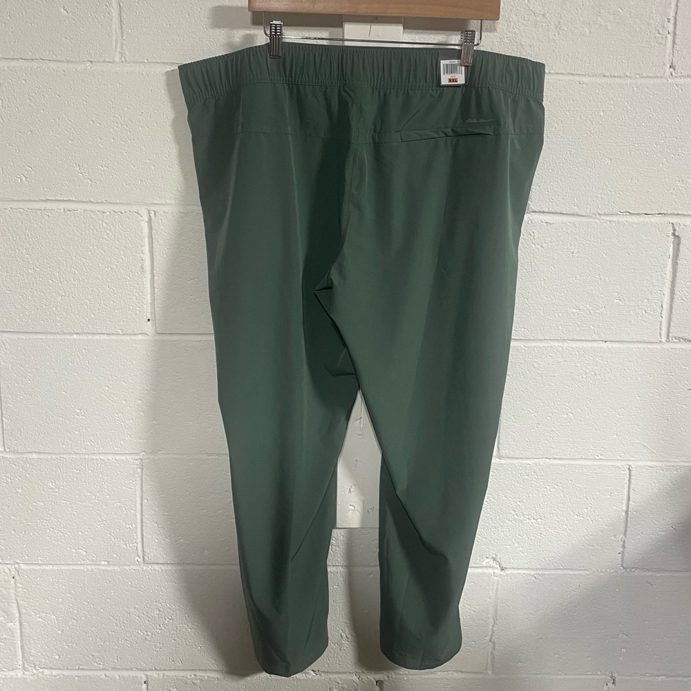 NWT Eddie Bauer Green Women's Departure Ankle Traveler Pants Sz XXL - Picture 4 of 7